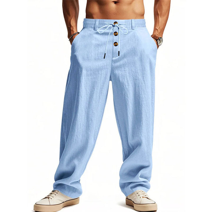 Marco De Luca Relaxed Straight-Leg Pants