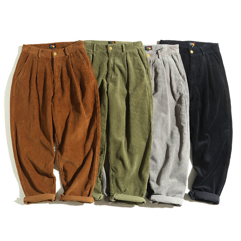 Marco De Luca Retro Corduroy Pants