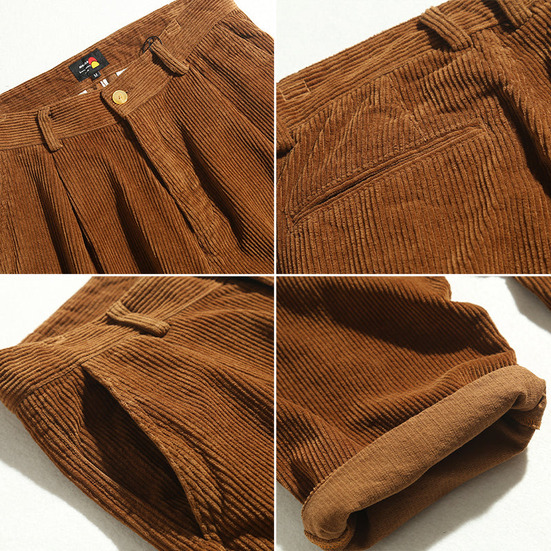 Marco De Luca Retro Corduroy Pants