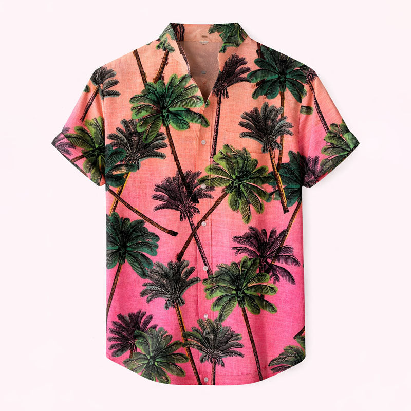 Marco De Luca Short Sleeve Tropical Shirt