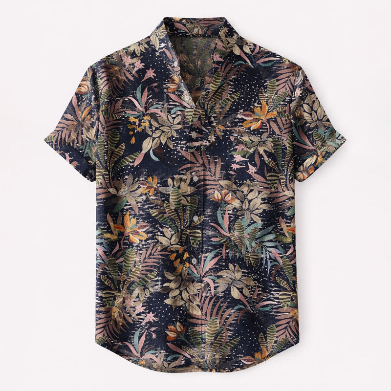 Marco De Luca Short Sleeve Tropical Shirt