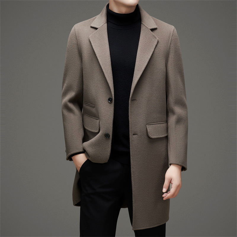 Marco De Luca Tailored Wool Coat
