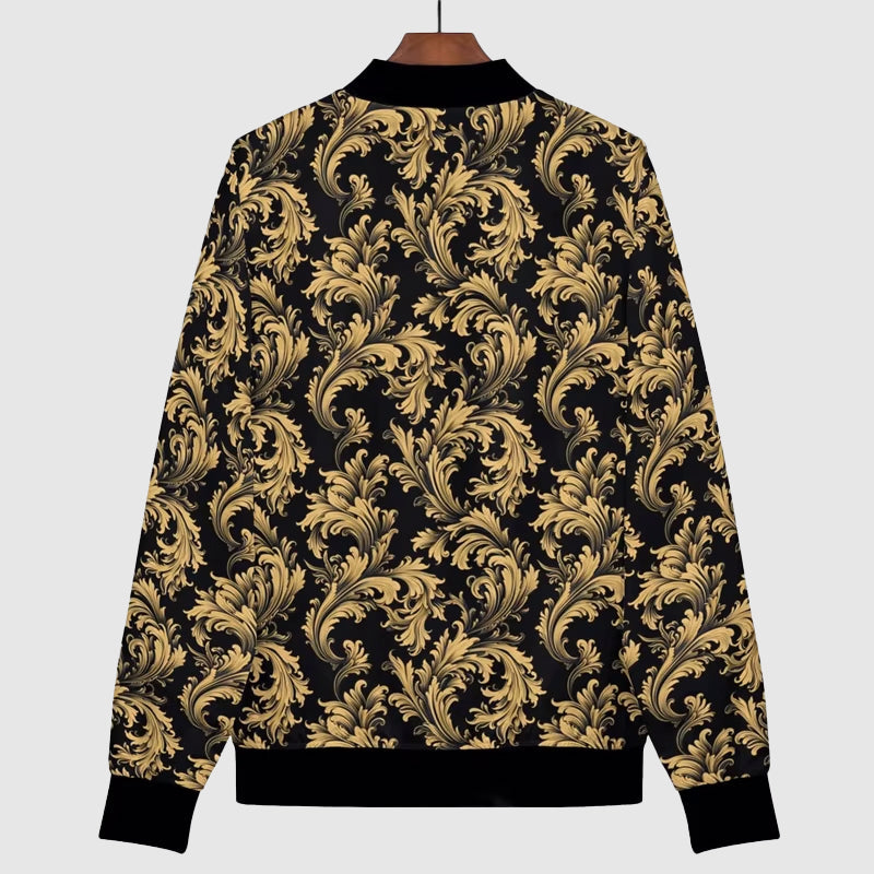 Marco De Luca Baroque Bomber Jacket