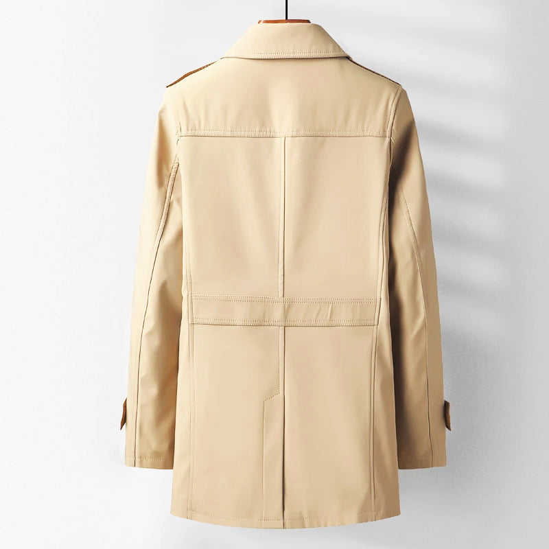 Men’s Timeless Tailored Trench Coat