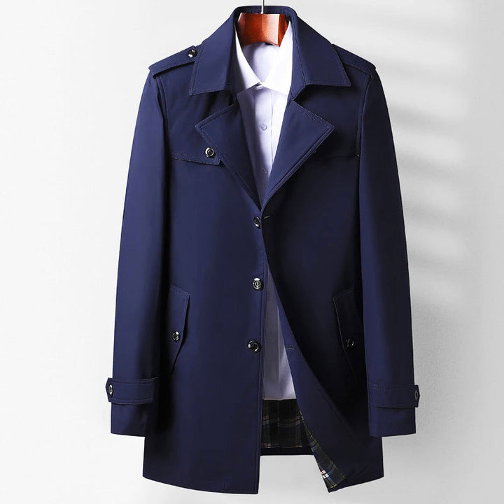 Men’s Timeless Tailored Trench Coat