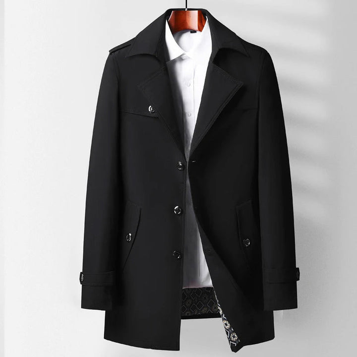 Men’s Timeless Tailored Trench Coat