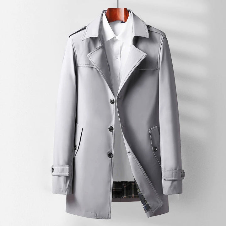 Men’s Timeless Tailored Trench Coat