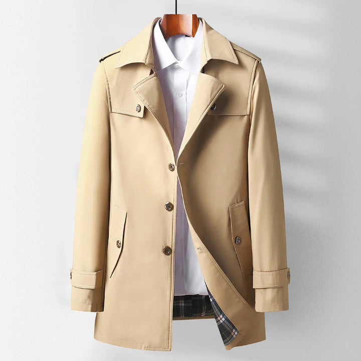 Men’s Timeless Tailored Trench Coat