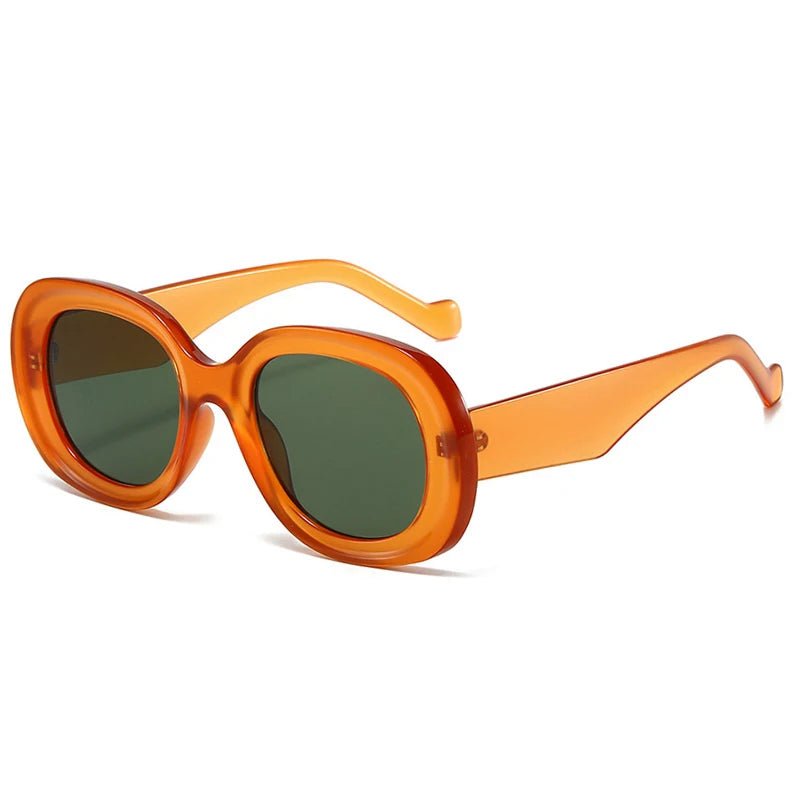 Mona Retro Oval Sunglasses