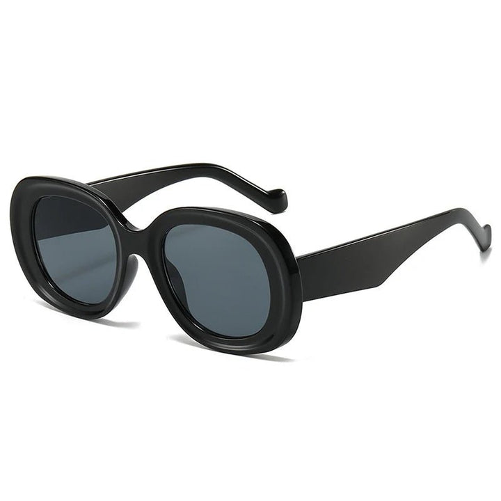 Mona Retro Oval Sunglasses