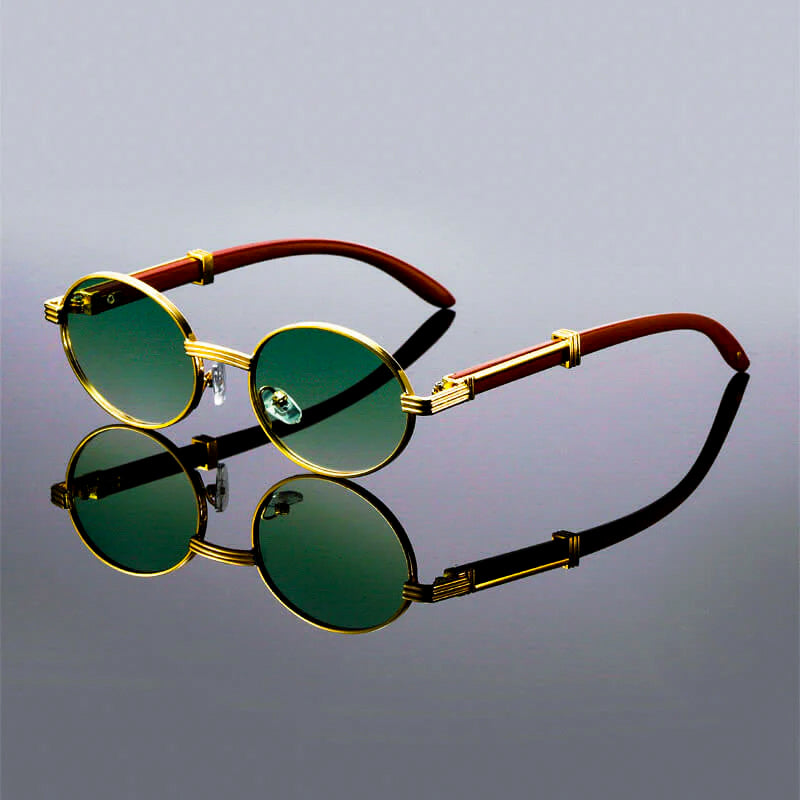 Novaro Vintage Style Round Sunglasses