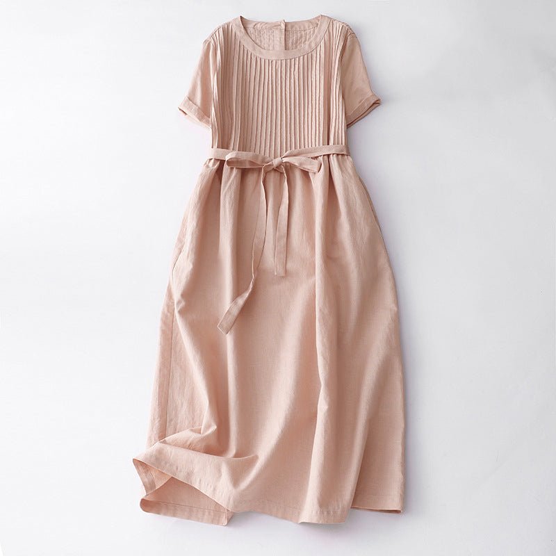 Ophelia Ferrera Retro Pleated Dress