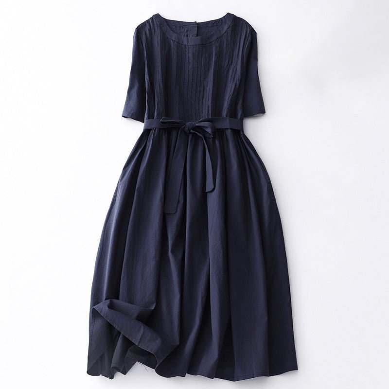 Ophelia Ferrera Retro Pleated Dress