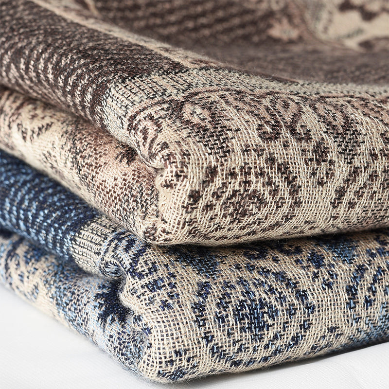 Rowan Woven Jacquard Pattern Scarf