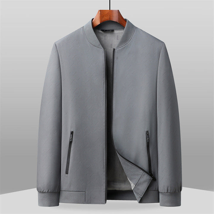 Steel Aura Bomber Jacket by Alexander Heliot