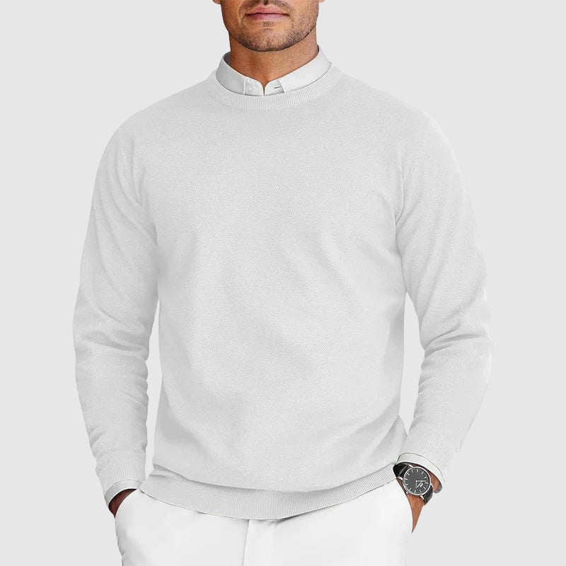 Aldrich - Men's Crew Neck Knit Sweater