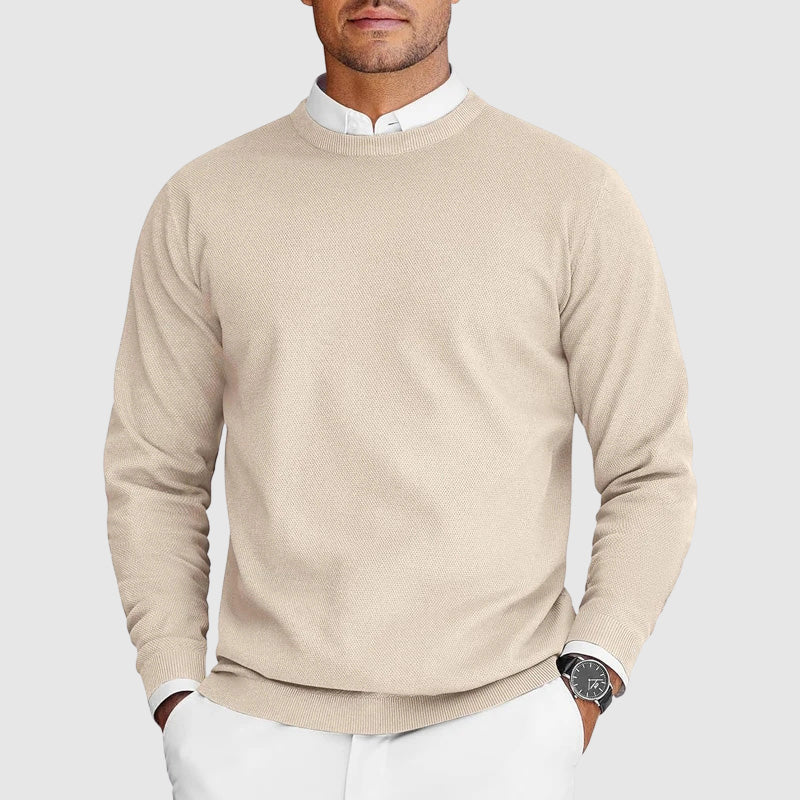 Aldrich - Men's Crew Neck Knit Sweater