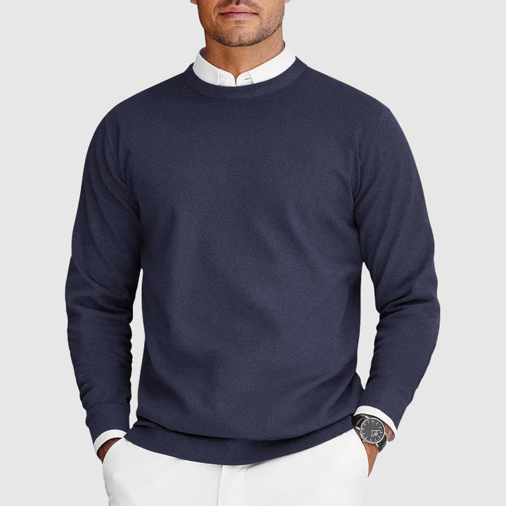 Aldrich - Men's Crew Neck Knit Sweater