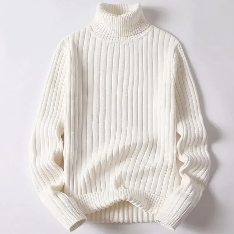 Cassian - Men's Ribbed Turtleneck Sweater