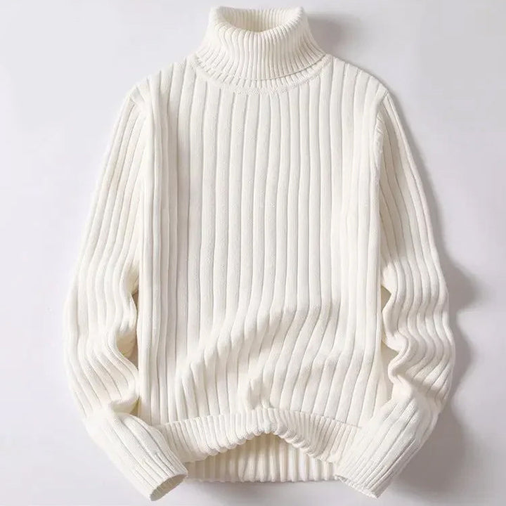 Cassian - Men's Ribbed Turtleneck Sweater