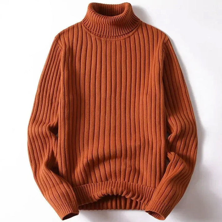 Cassian - Men's Ribbed Turtleneck Sweater