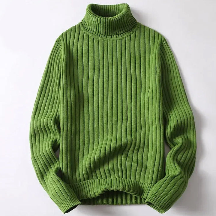 Cassian - Men's Ribbed Turtleneck Sweater