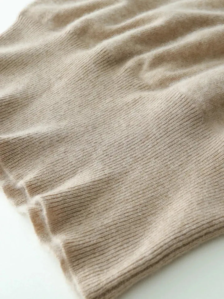 Celeste - Women's Cashmere Wrap Pullover with V-Neckline