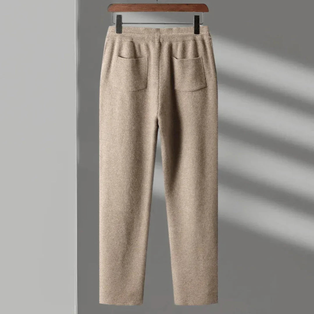 Colter - Men's Hooded Wool Cardigan & Tapered Trousers Set