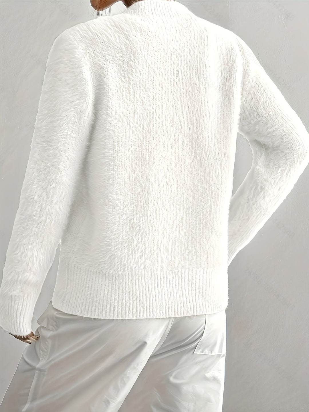 Cordelia - Women's Ribbed Button-Front Cardigan