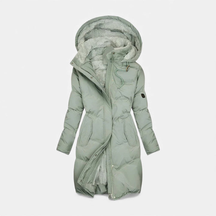 Danna - Women's Quilted Parka with Faux-Fur Lined Hood