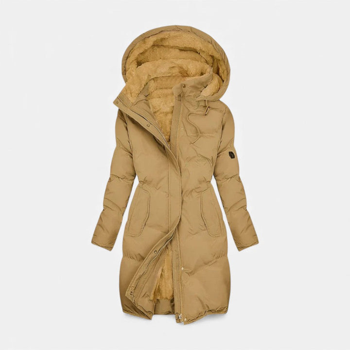 Danna - Women's Quilted Parka with Faux-Fur Lined Hood