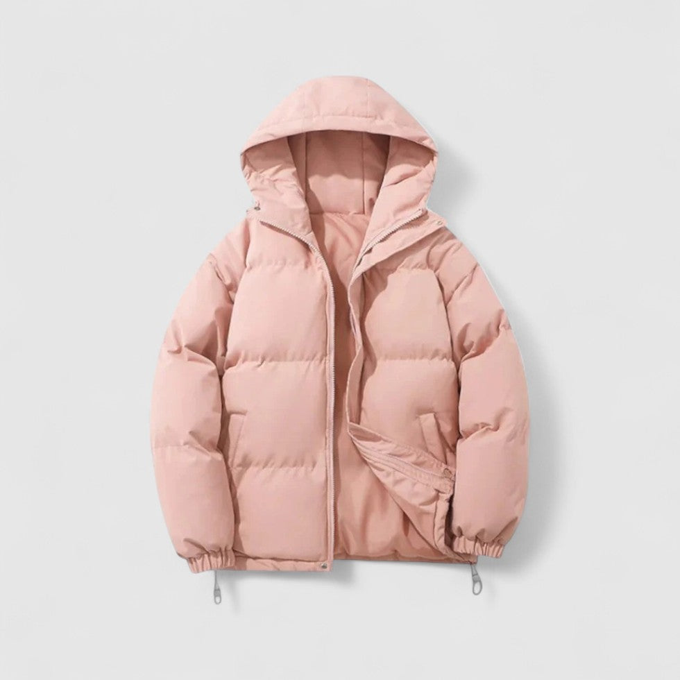Dorothea - Women's Quilted Puffer Jacket with Hood