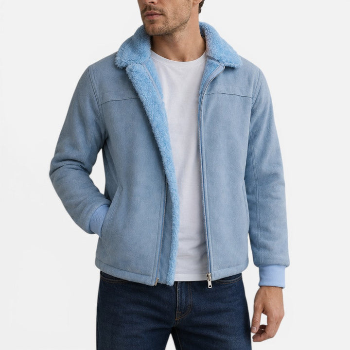 Felix - Men's Fleece-Collar Zip Jacket