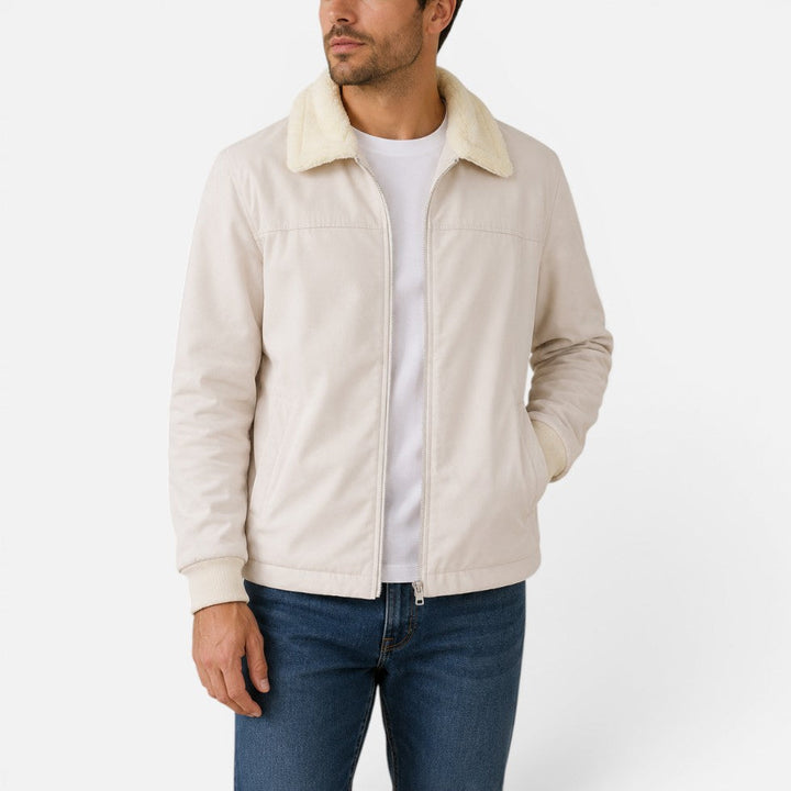 Felix - Men's Fleece-Collar Zip Jacket
