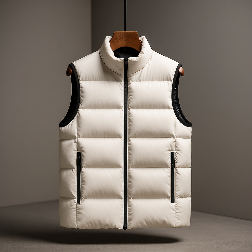 Harley - Men's Puffer Vest with Zip Pockets