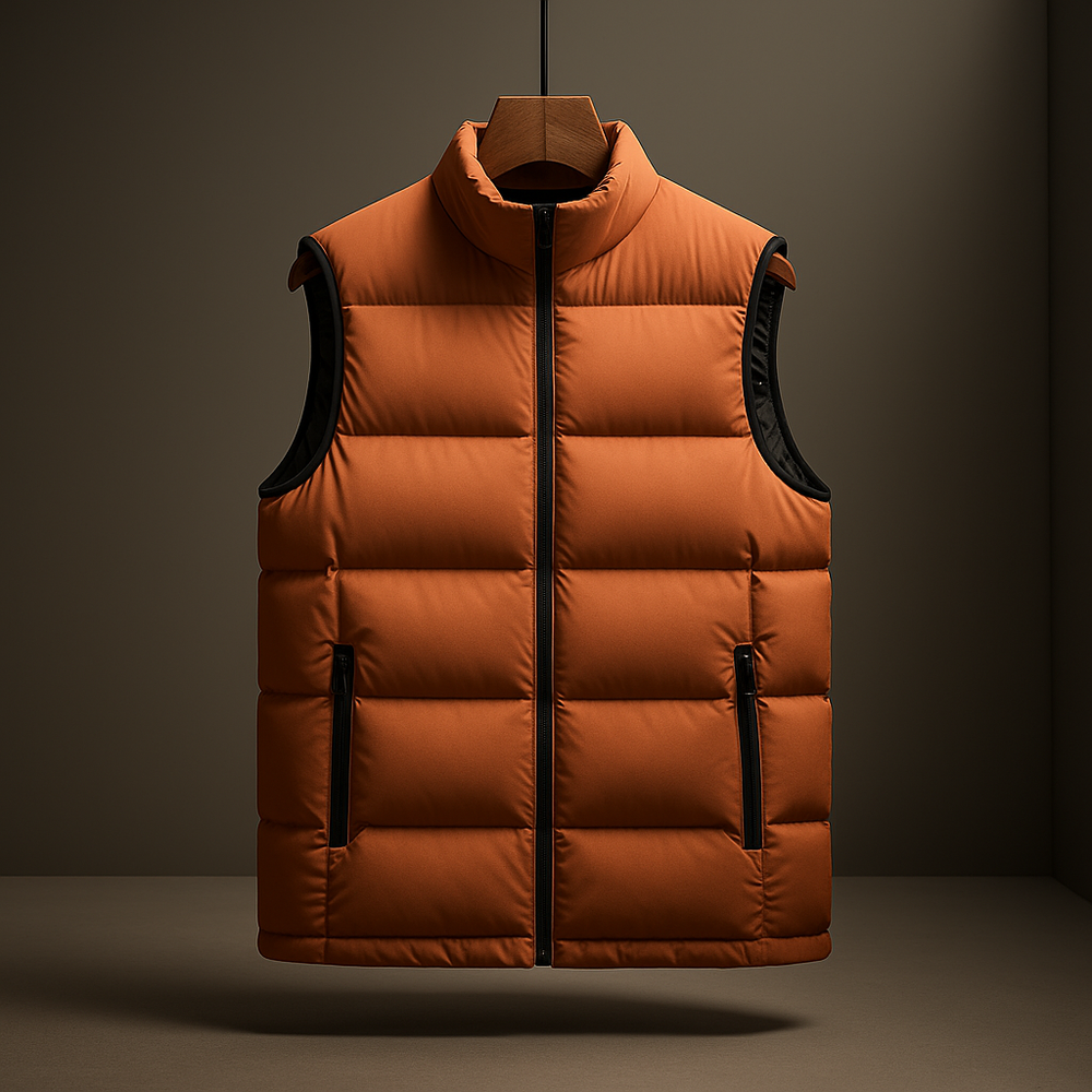 Harley - Men's Puffer Vest with Zip Pockets