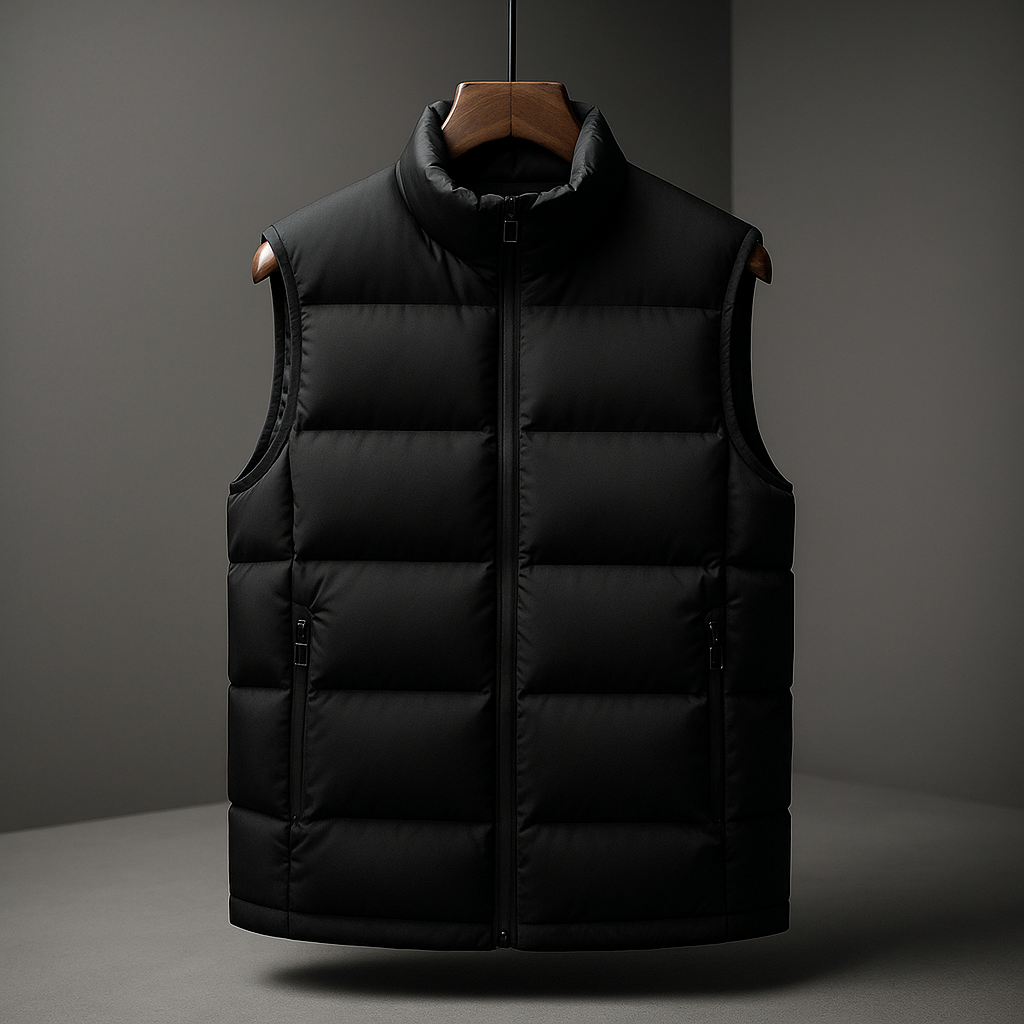 Harley - Men's Puffer Vest with Zip Pockets