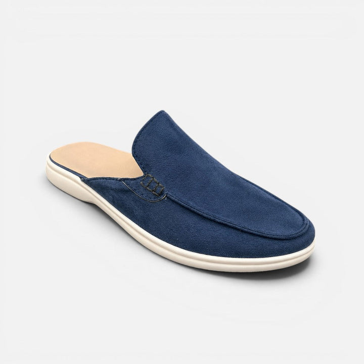 Hollis - Men's Suede Slip-On Mules with Cushioned Sole