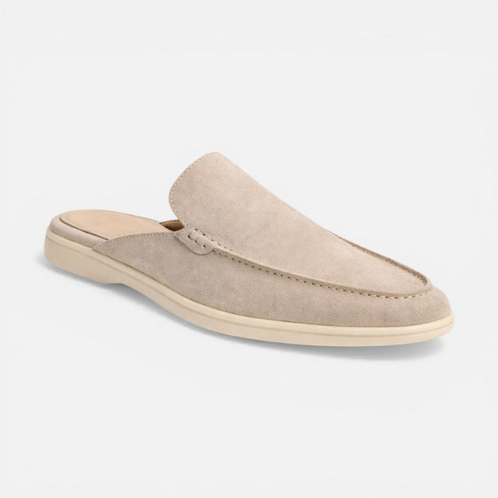 Hollis - Men's Suede Slip-On Mules with Cushioned Sole
