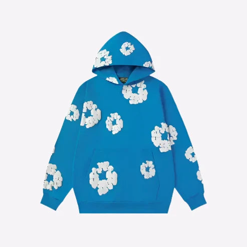 Kael - Men's Oversized Floral Graphic Hoodie