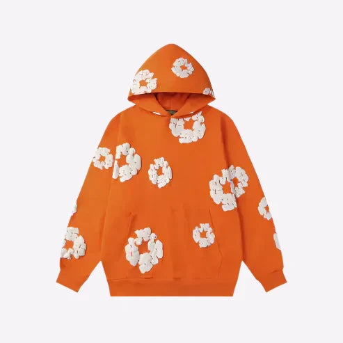 Kael - Men's Oversized Floral Graphic Hoodie