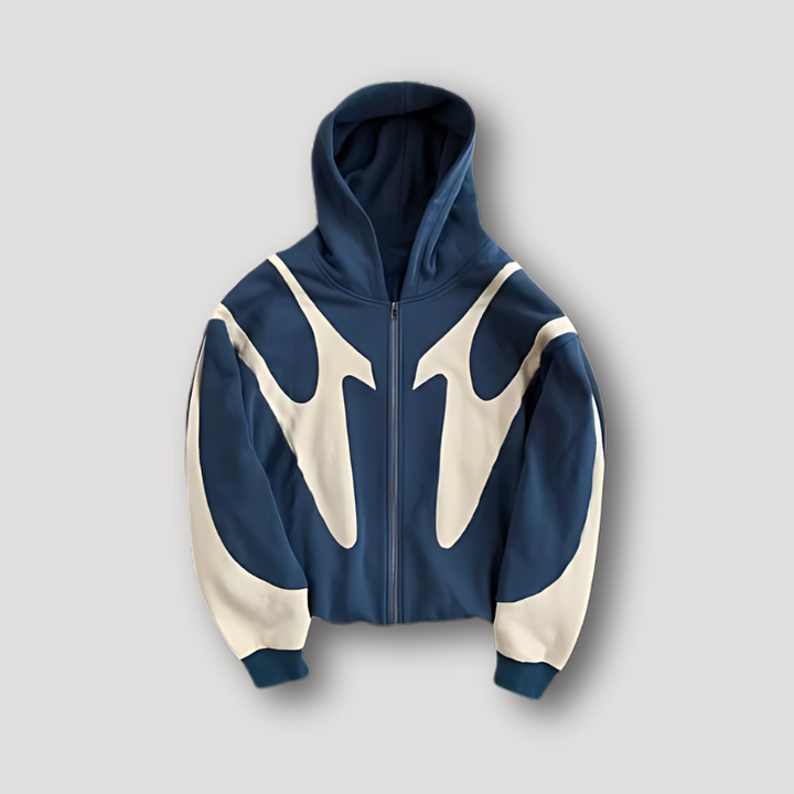 Lennox - Men's Flame-Graphic Zip Hoodie
