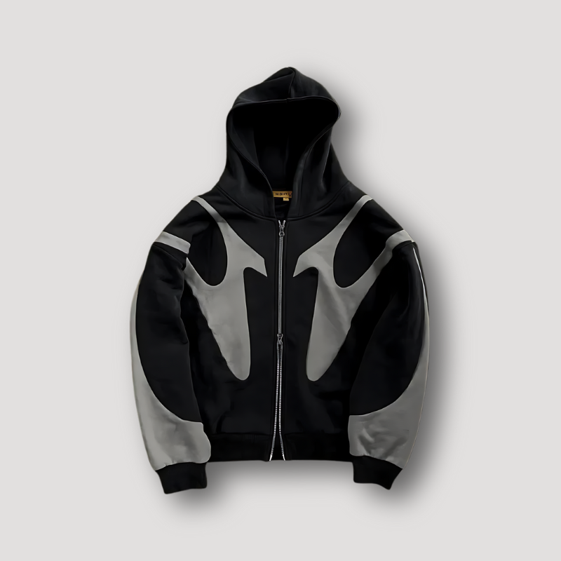 Lennox - Men's Flame-Graphic Zip Hoodie