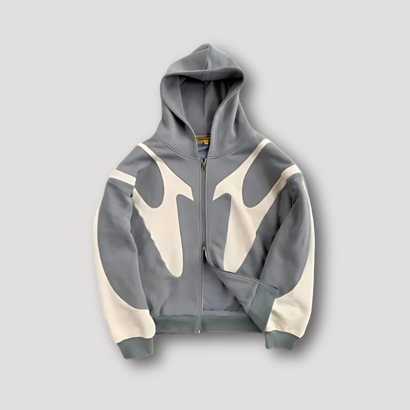 Lennox - Men's Flame-Graphic Zip Hoodie