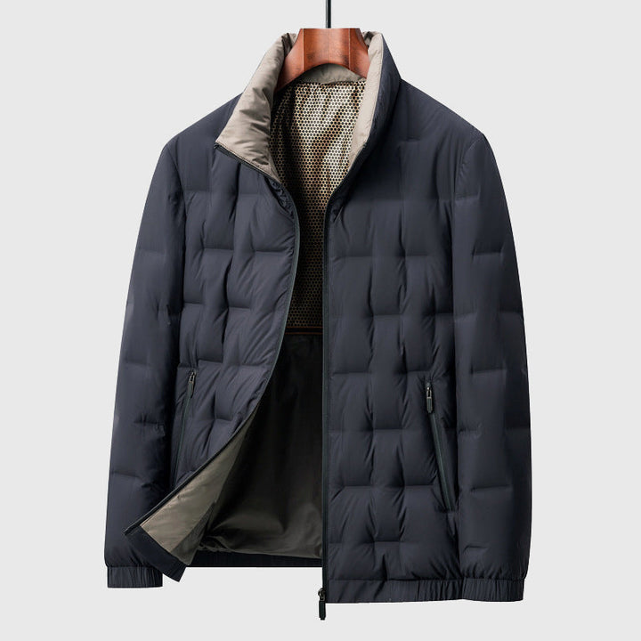 Lorenzo - Men's Quilted Down Puffer Jacket 