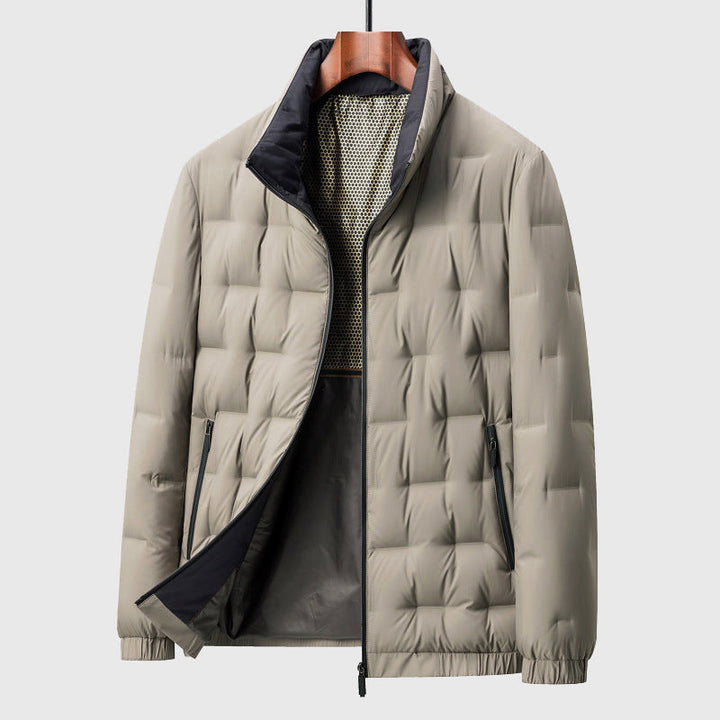 Lorenzo - Men's Quilted Down Puffer Jacket 