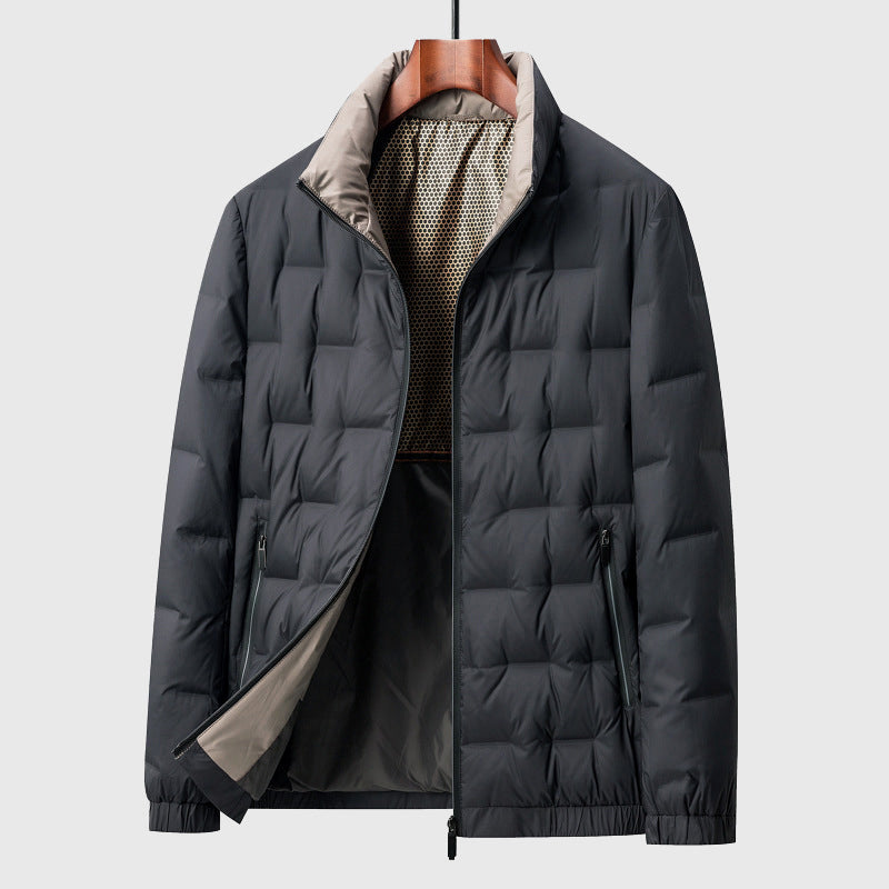 Lorenzo - Men's Quilted Down Puffer Jacket 