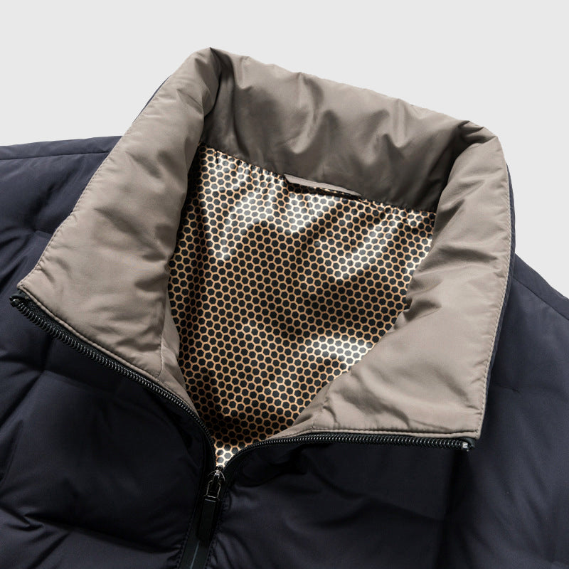 Lorenzo - Men's Quilted Down Puffer Jacket 