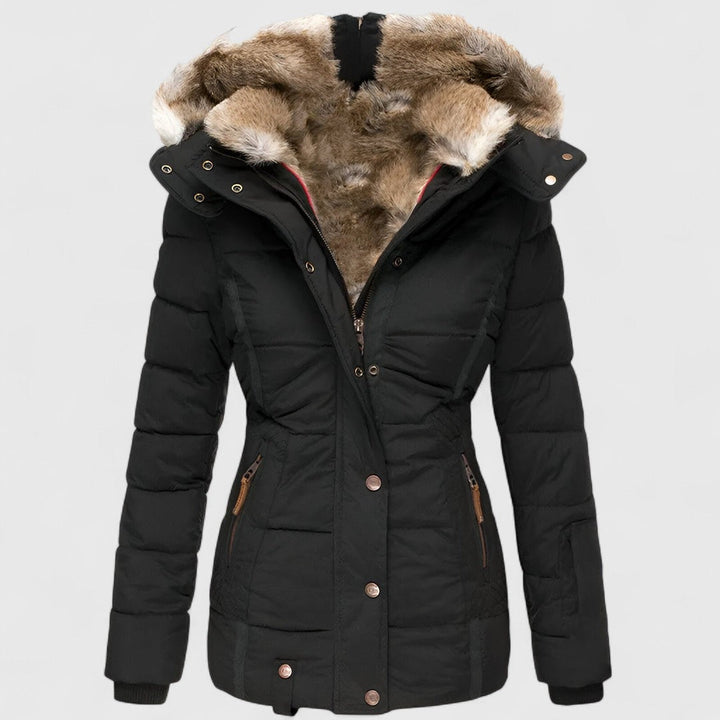 Rosie - Women's Fur-Lined Hooded Puffer Parka Jacket